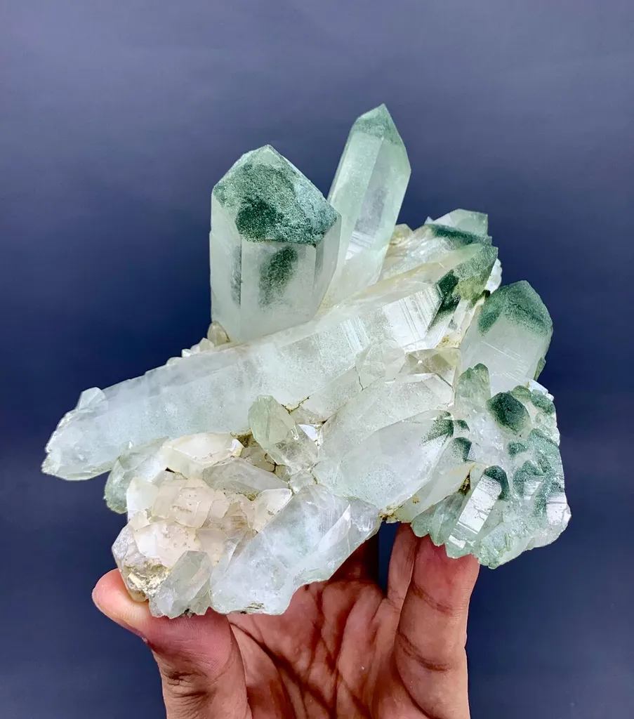 Chlorite included Phantom Quartz from Pakistan - image 4