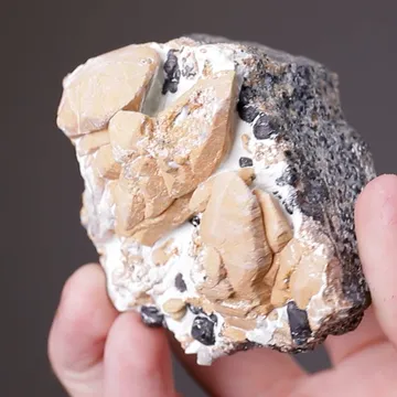 Chondrodite with Magnetite