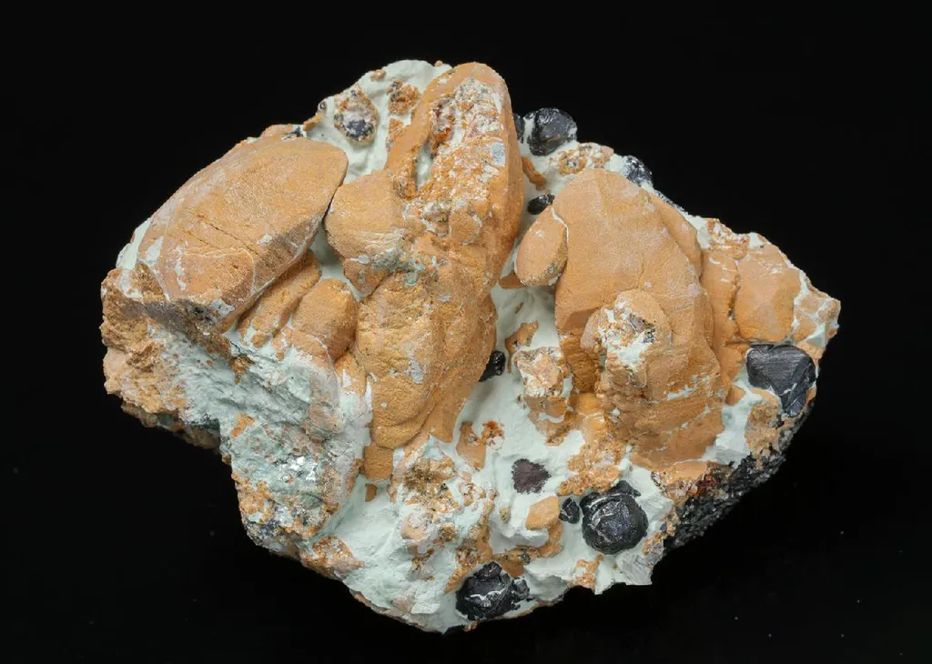 Chondrodite with Magnetite image