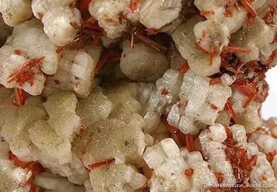 Chrome Cerussite With Crocoite - image 2