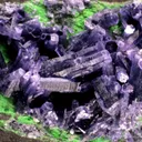 Chromian Amesite with Uvarovite - image 1