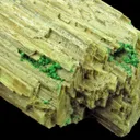 Chromian Grossular Garnet on Diopside - image 3