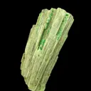 Chromian Grossular Garnet on Diopside - image 2