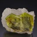Chrysoberyl on Quartz - image 1
