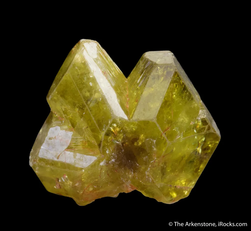 Chrysoberyl (twinned) image