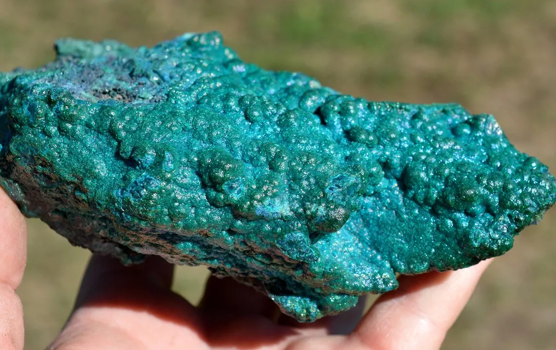 Chrysocolla 770 grams - Star Mine, Katanga, Congo - image 1