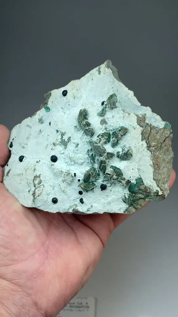 Chrysocolla after Azurite with Malachite - image 2