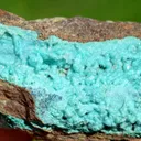 Chrysocolla after Malachite after Anhydrite & quartz - 156 grams - Tenke-Fungurume area, DR Congo - image 2