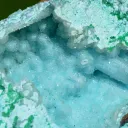 Chrysocolla after Malachite after Anhydrite & quartz - 158 grams - Tenke-Fungurume area, DR Congo - image 5