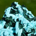 Chrysocolla after Malachite after Anhydrite & quartz - 242 grams - Tenke-Fungurume area, DR Congo - image 7