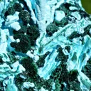 Chrysocolla after Malachite after Anhydrite & quartz - 242 grams - Tenke-Fungurume area, DR Congo - image 6