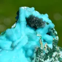 Chrysocolla after Malachite after Anhydrite & quartz - 270 grams - Tenke-Fungurume area, DR Congo - image 3