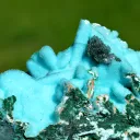 Chrysocolla after Malachite after Anhydrite & quartz - 270 grams - Tenke-Fungurume area, DR Congo - image 5