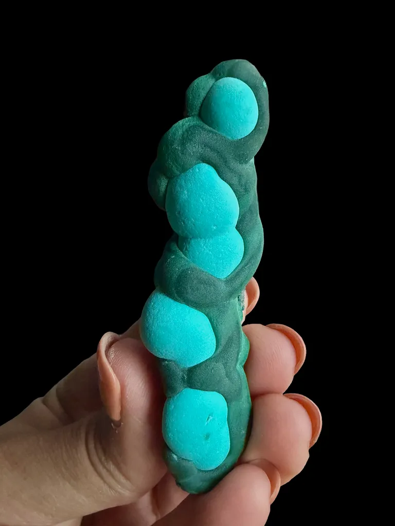 Chrysocolla and Malachite from DR Congo, Haut-Katanga, Lubumbashi, L'Etoile du Congo Mine image