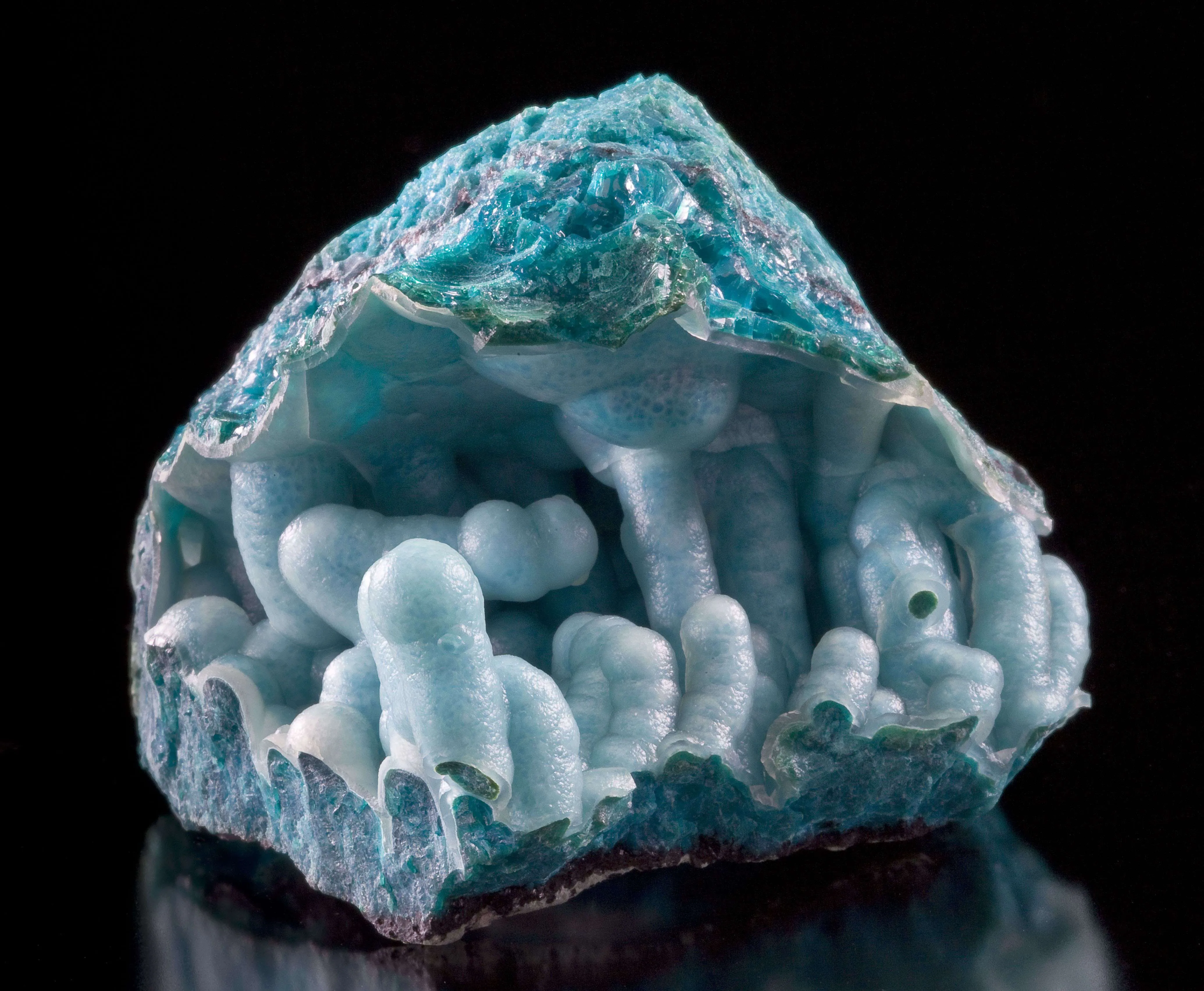 Chrysocolla Coated By Chalcedony - image 2