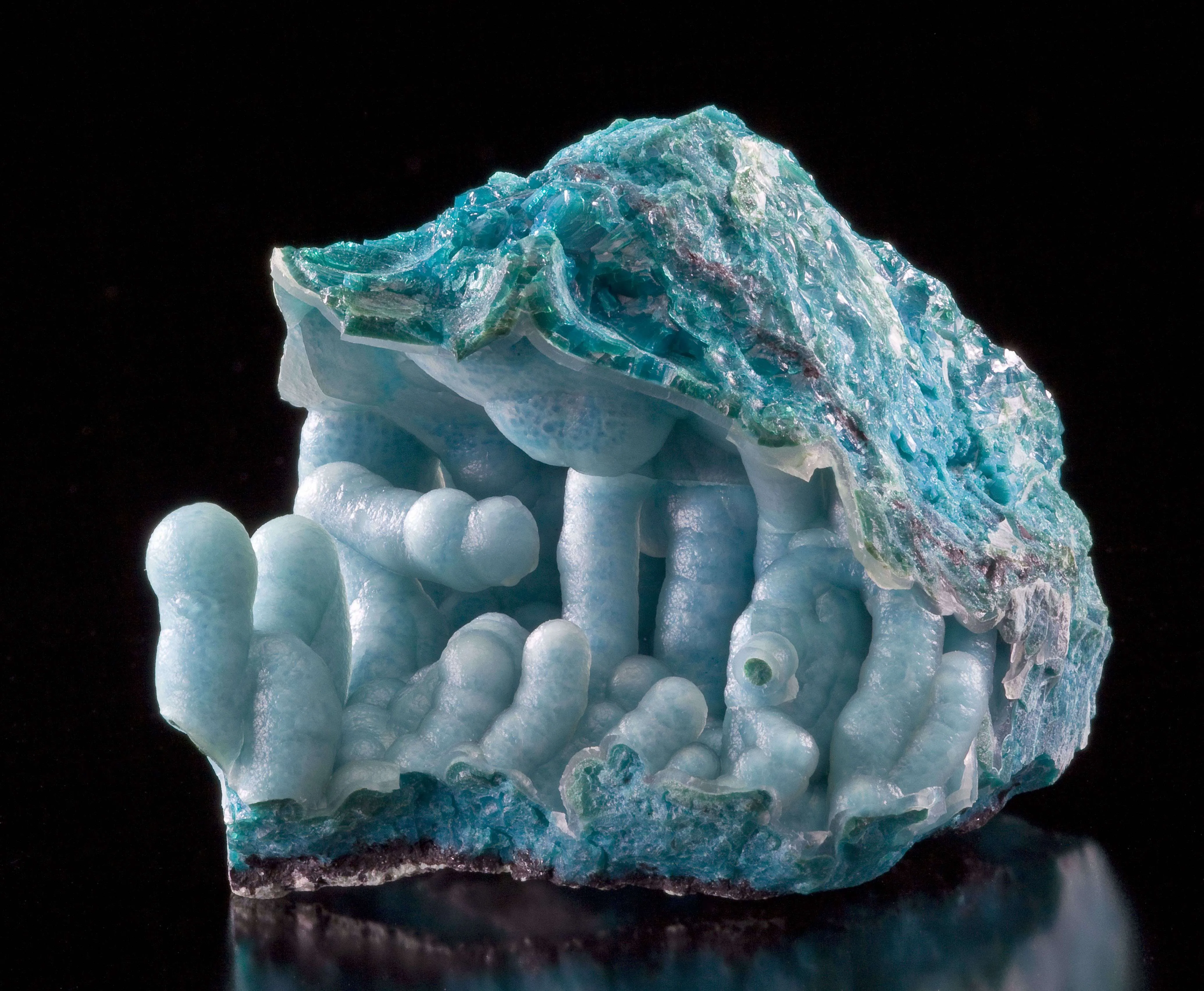 Chrysocolla Coated By Chalcedony - image 1