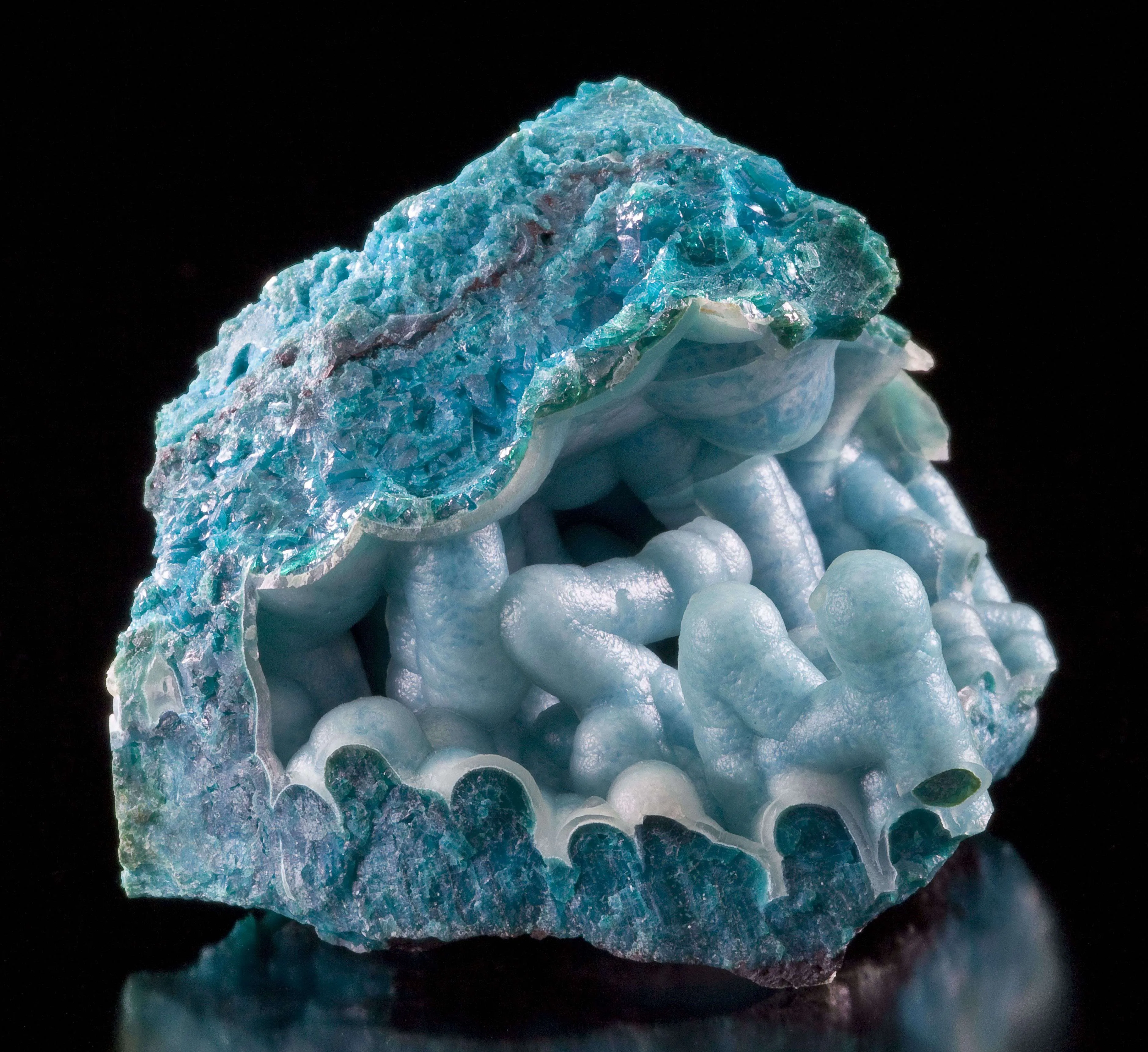 Chrysocolla Coated By Chalcedony - image 3