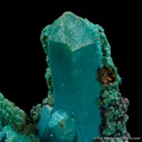 Chrysocolla coating Quartz - image 2