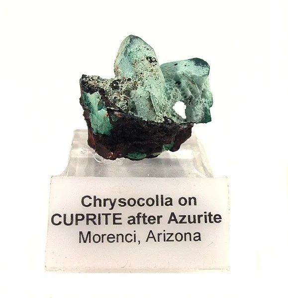 Chrysocolla, Cuprite, Azurite image