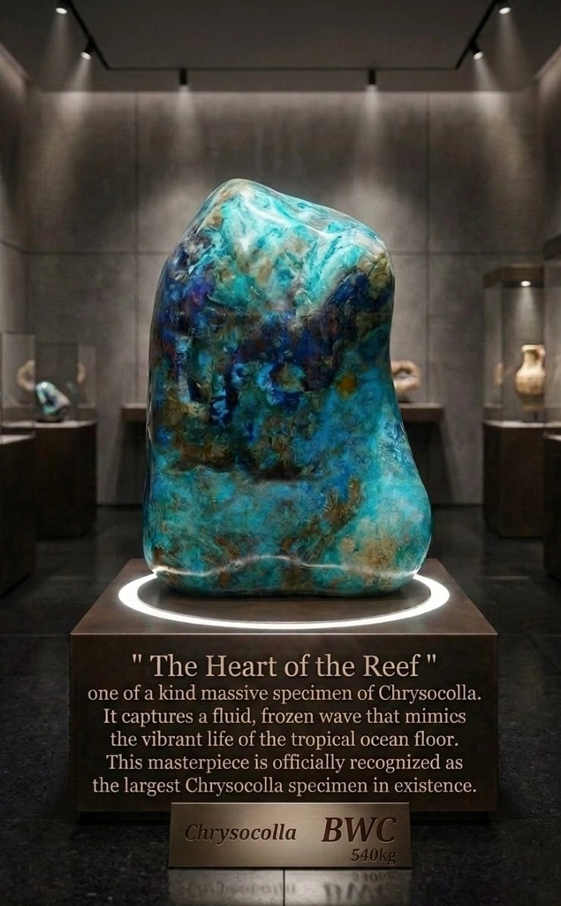Chrysocolla from Damaraland, Kunene Region, Namibia image