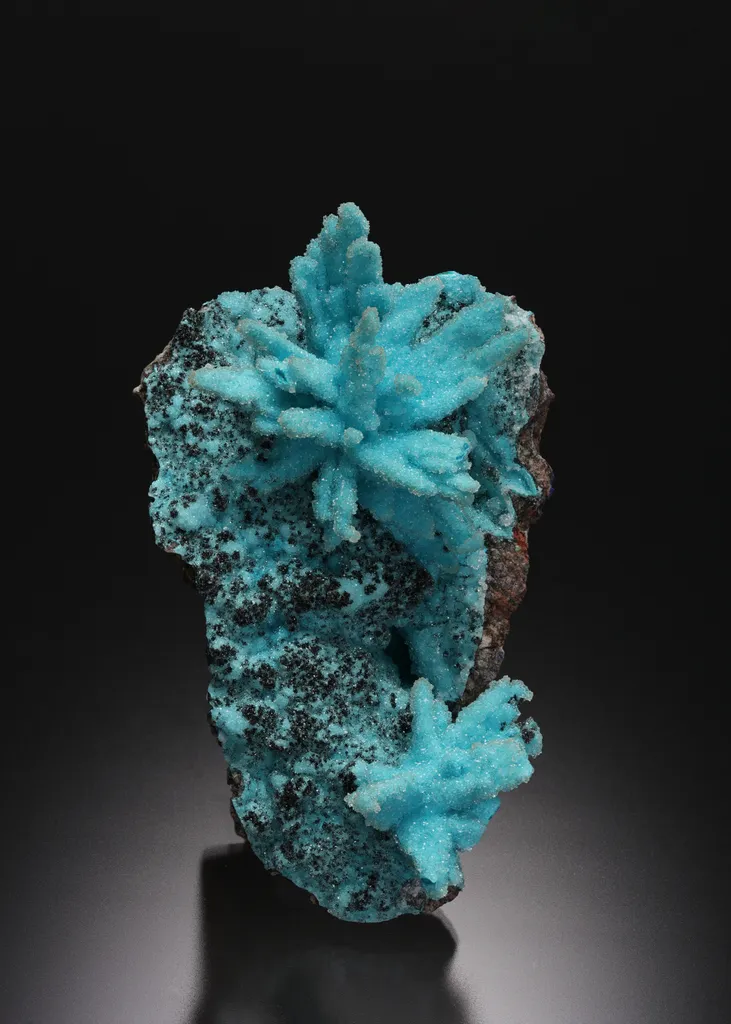 Chrysocolla from DR Congo, Lualaba, Mutshatsha, Kolwezi mining district image