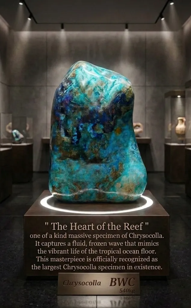 Chrysocolla from Namibia, Kunene Region, Damaraland image