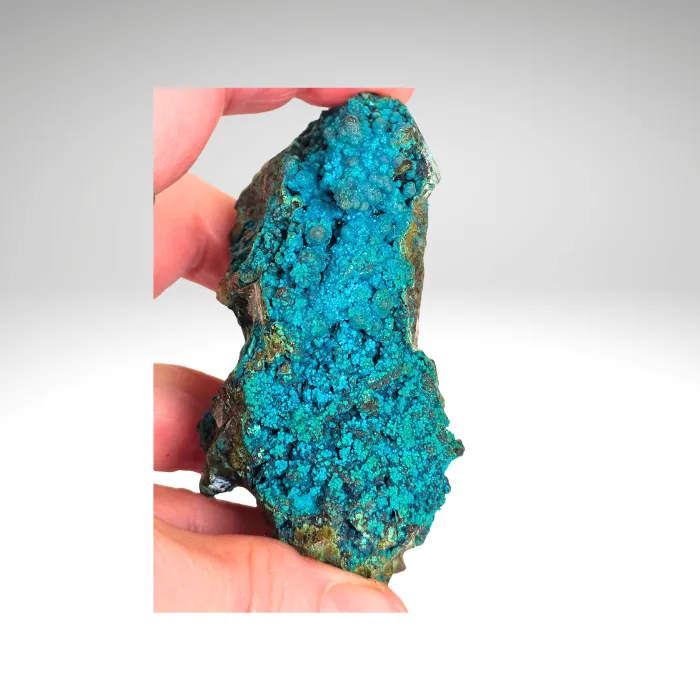 Chrysocolla from Peru, Huancavelica, Julcani District, Tentadora Mine - image 3