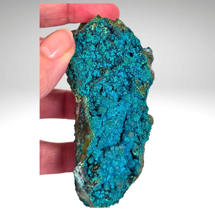 Chrysocolla from Peru, Huancavelica, Julcani District, Tentadora Mine - image 4