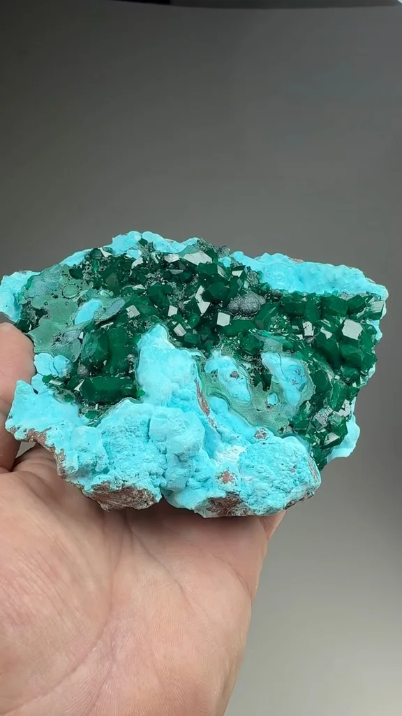 Chrysocolla from Renéville, Pool Department, Republic of the Congo - image 2