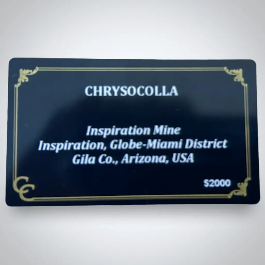 Chrysocolla from USA, Arizona, Live Oak pit - image 2