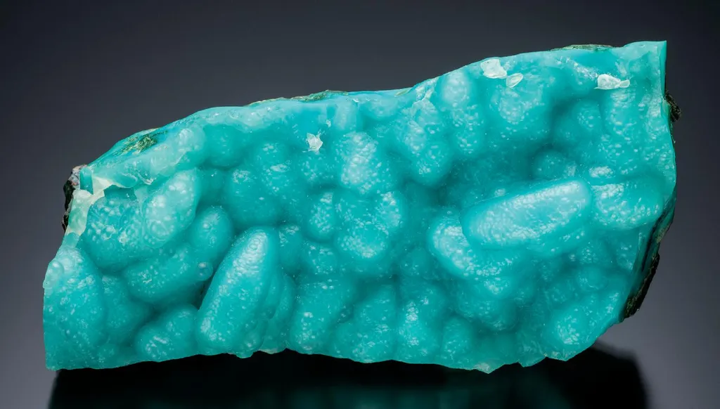 Chrysocolla-impregnated Chalcedony, Malachite pseudomorphs after Azurite image