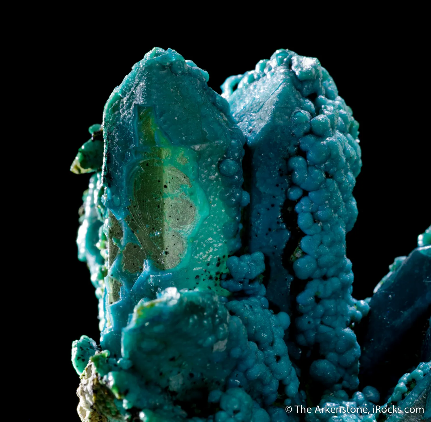 Chrysocolla in Quartz - image 6