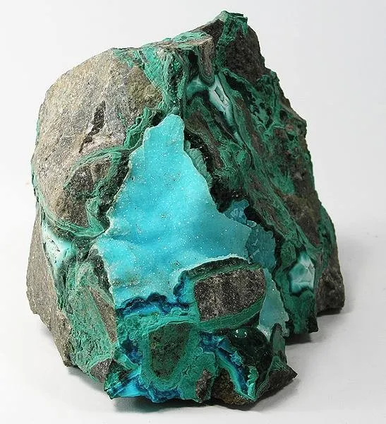 Chrysocolla, Malachite image