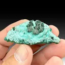 Chrysocolla-Malachite pseudomorphs with Quartz - image 1
