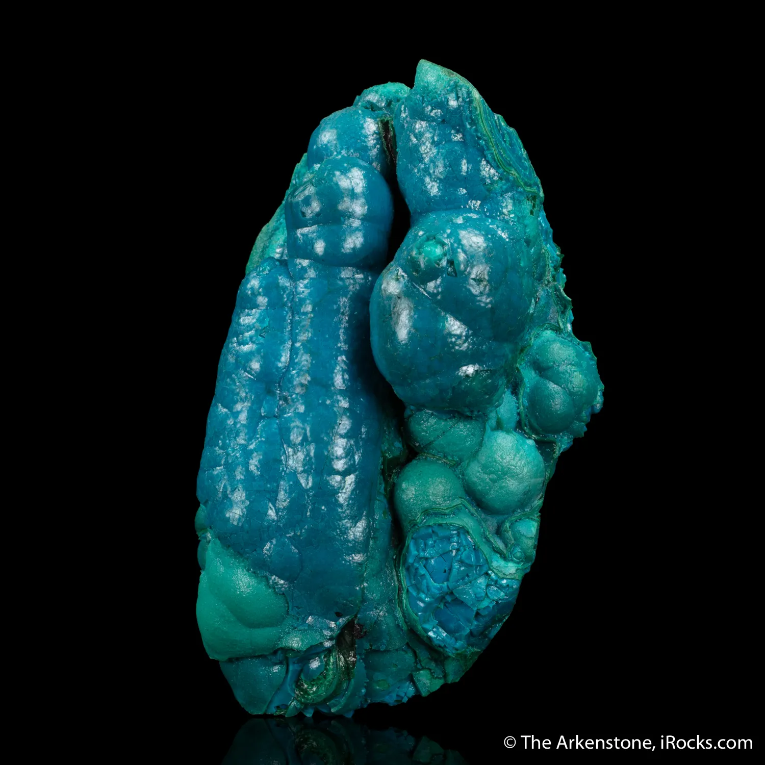 Chrysocolla on Malachite - image 4