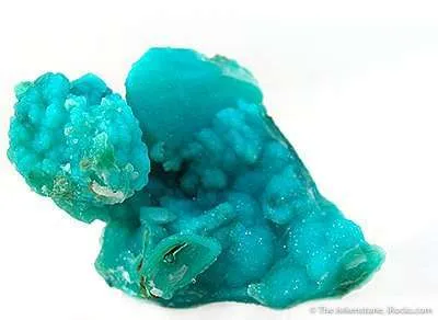 Chrysocolla on Malachite After Azurite image
