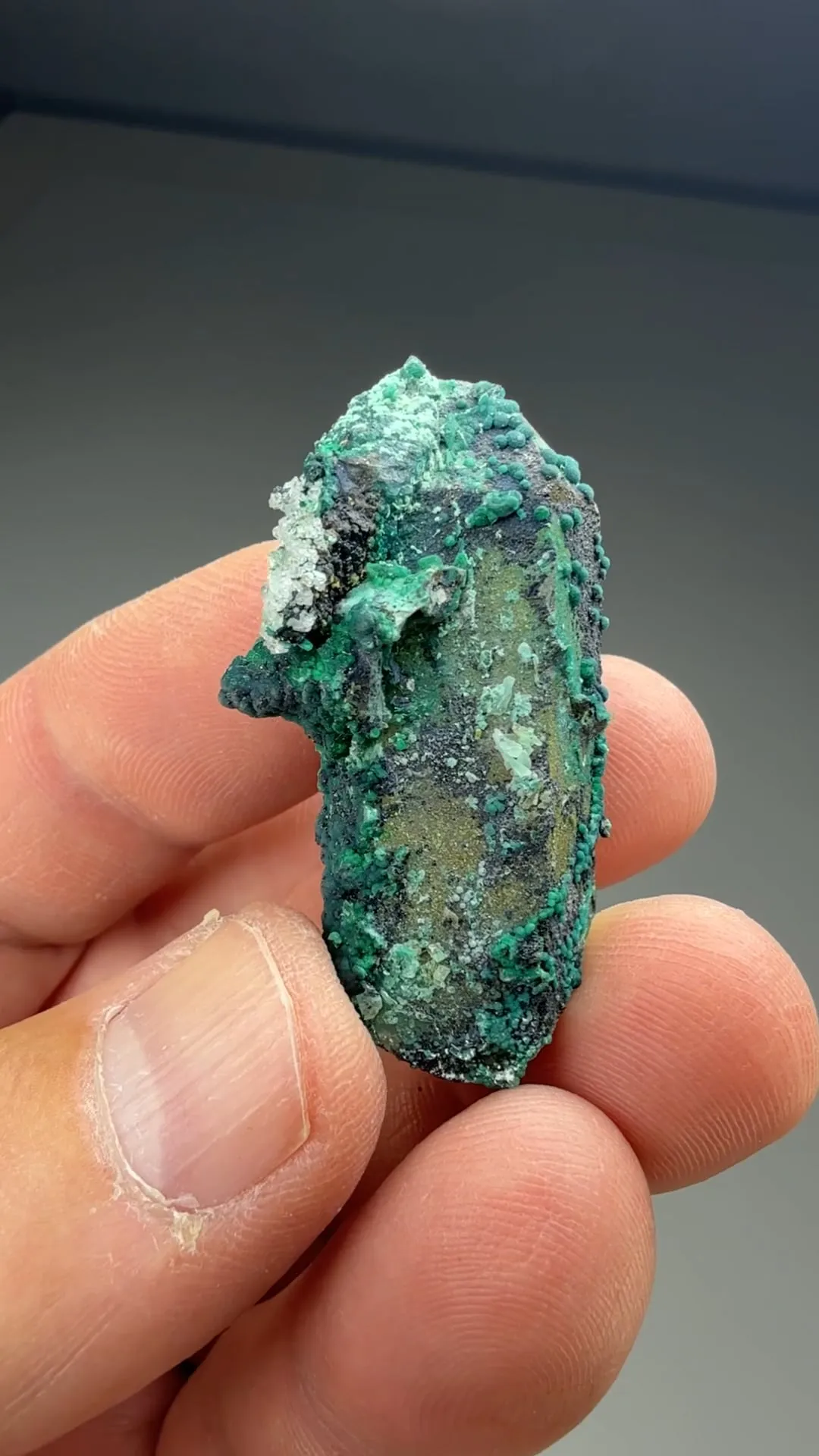 Chrysocolla on Quartz - image 2