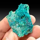 Chrysocolla on Quartz - image 1