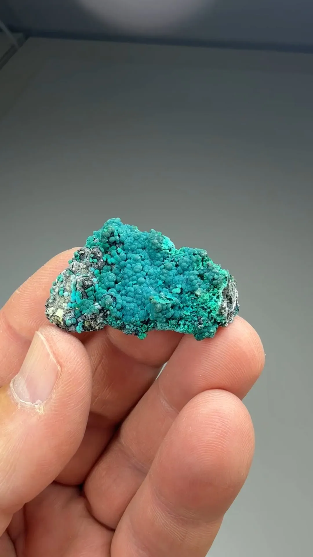Chrysocolla on Quartz - image 2