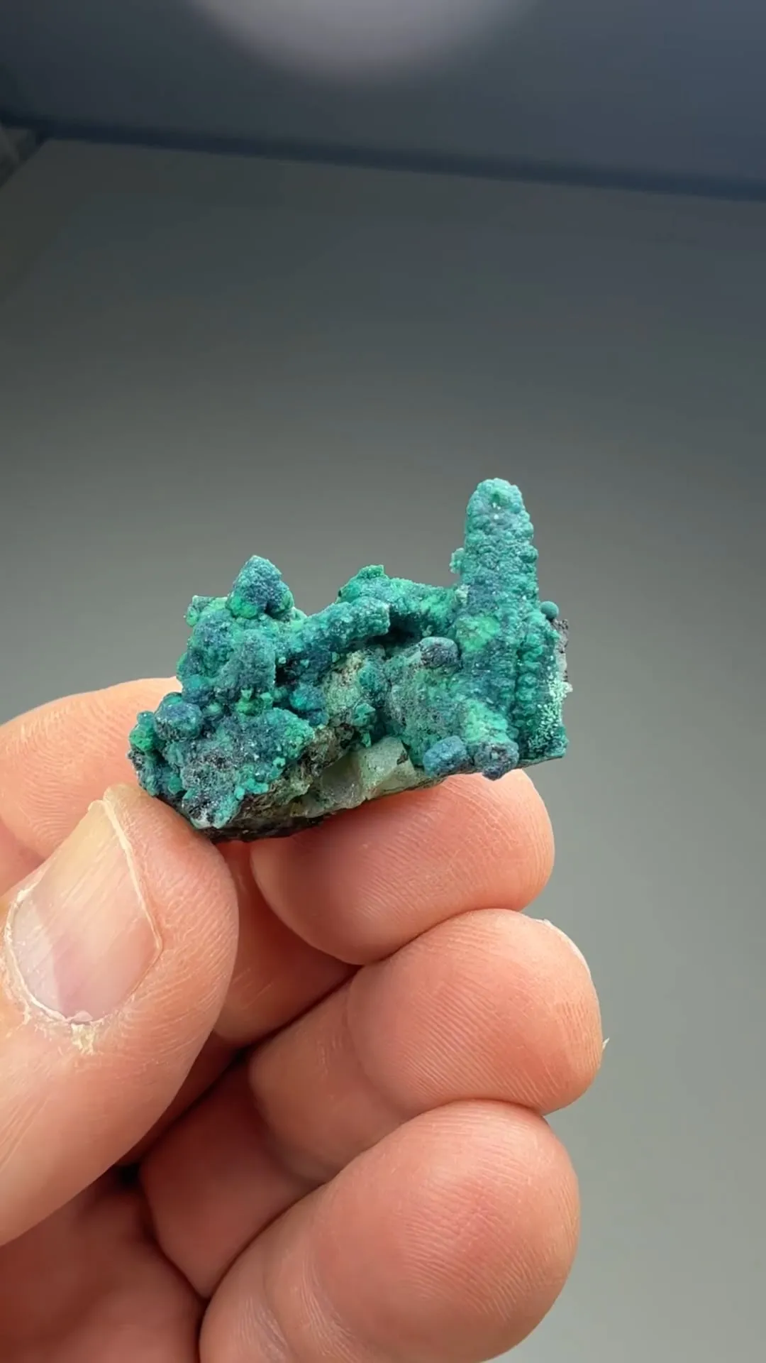 Chrysocolla on Quartz - image 2