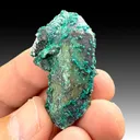 Chrysocolla on Quartz - image 1