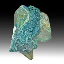Chrysocolla on Quartz - image 1