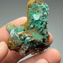 Chrysocolla on Quartz - image 2