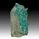 Chrysocolla on Quartz - image 1