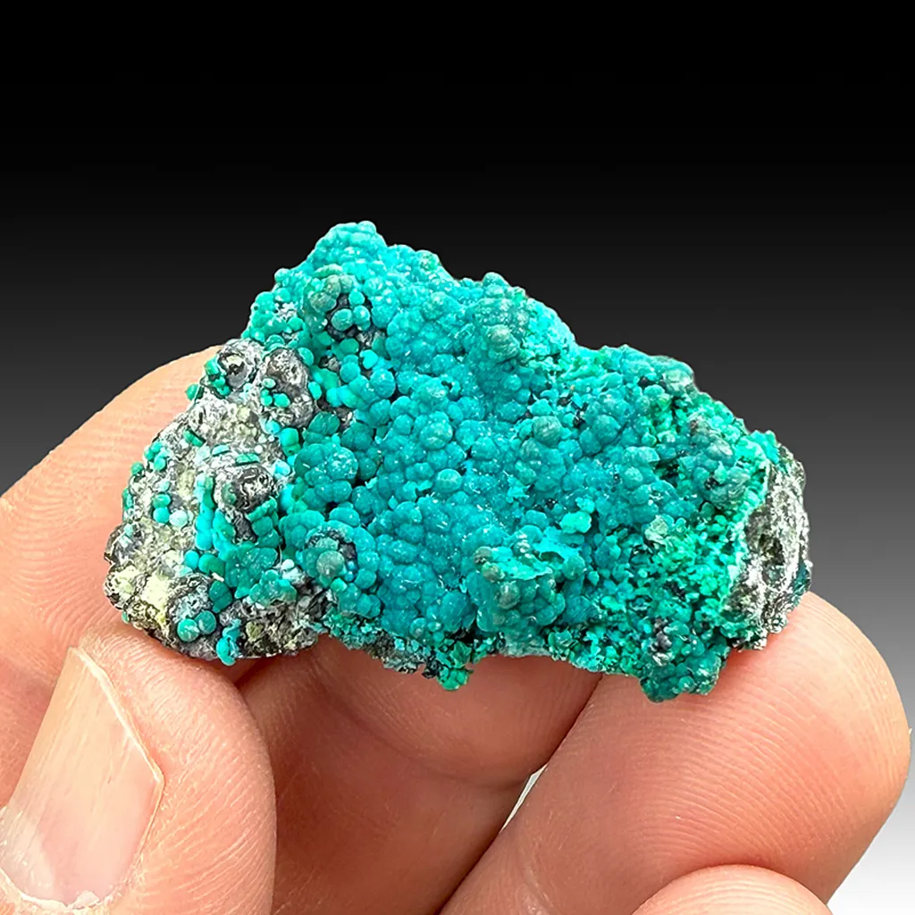 Chrysocolla on Quartz image
