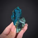 Chrysocolla on Quartz - image 1