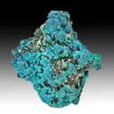 Chrysocolla on Quartz - image 1