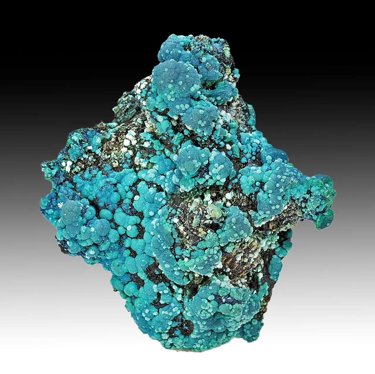 Chrysocolla on Quartz - image 1