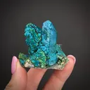 Chrysocolla on Quartz - image 2