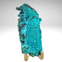 Chrysocolla on Quartz from Peru, Huancavelica, Julcani District, Tentadora Mine - image 4